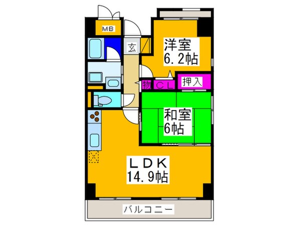 アナベル・リ－の物件間取画像